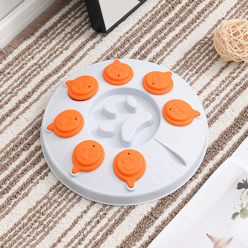 Dog puzzle toy feeder anti choking training bowl slow food bowl 340