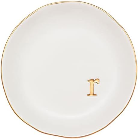 Ladies' engagement and wedding gift ceramic ring plate 260