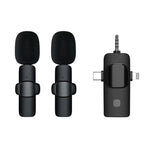 Wireless lavalier microphone K1K9J13 with one to two live streaming reception 186