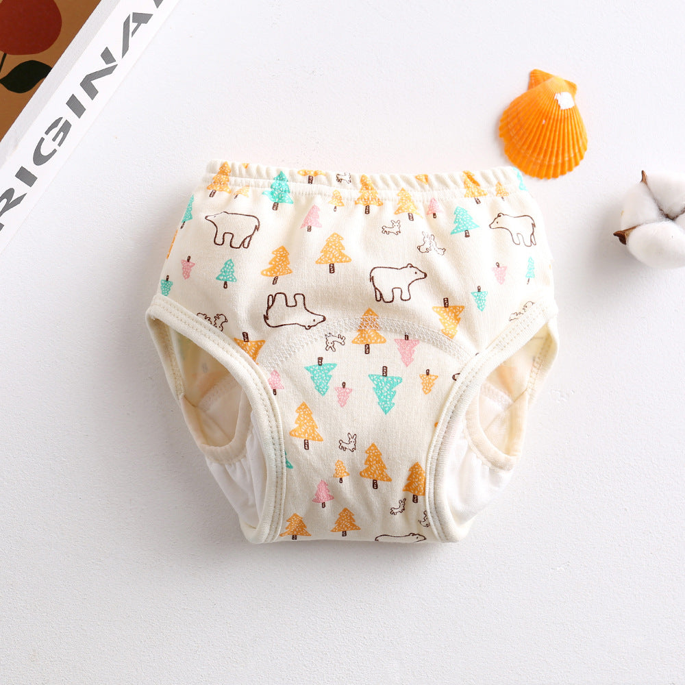 Baby gauze diaper waterproof and washable 076