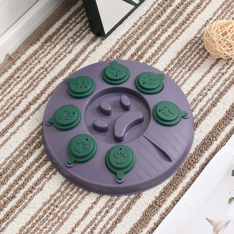 Dog puzzle toy feeder anti choking training bowl slow food bowl 340