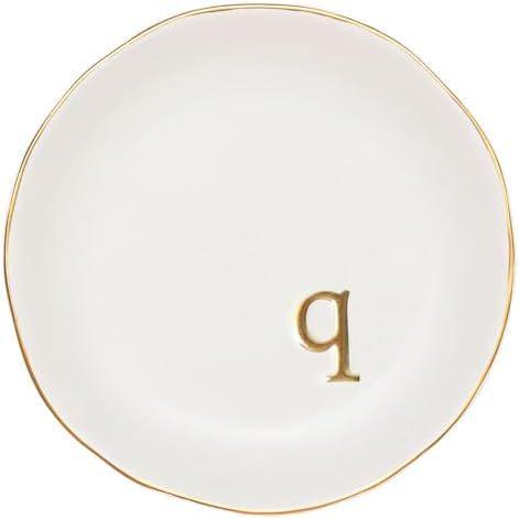 Ladies' engagement and wedding gift ceramic ring plate 260
