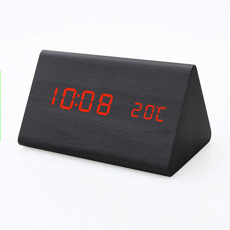 LED digital high-definition display alarm clock, children, students, elderly, lazy, study, voice controlled smart clock 587