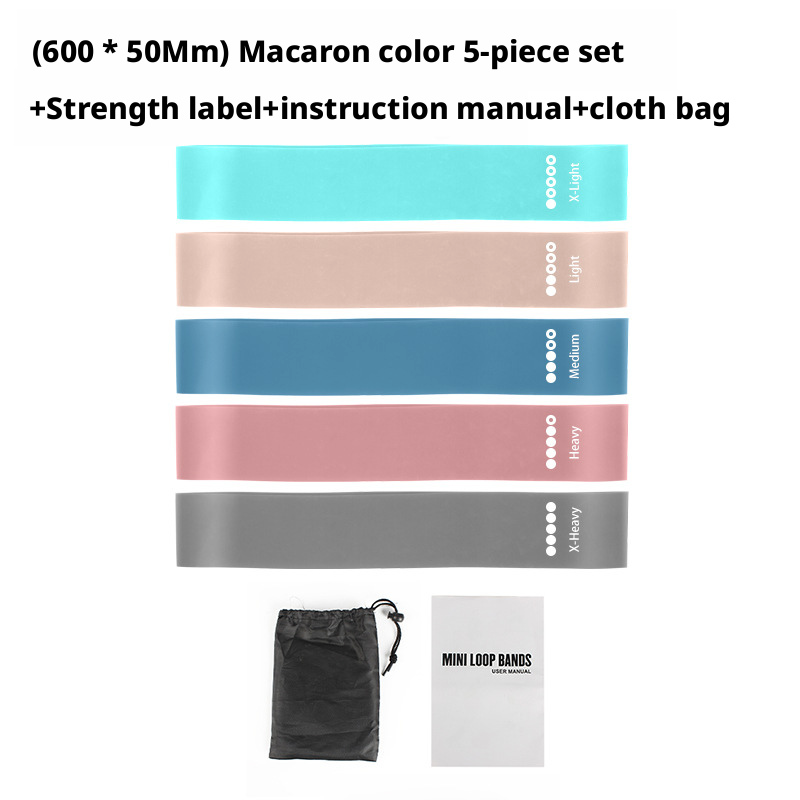 Elastic Circle Fitness Yoga Rally Belt Deep Squat Peach Hip Auxiliary Training Belt Rally Circle 408