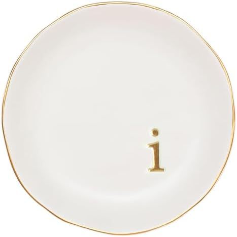 Ladies' engagement and wedding gift ceramic ring plate 260