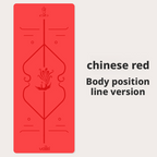 Thickened and widened double-sided non-slip natural rubber PU yoga mat for men and women 017