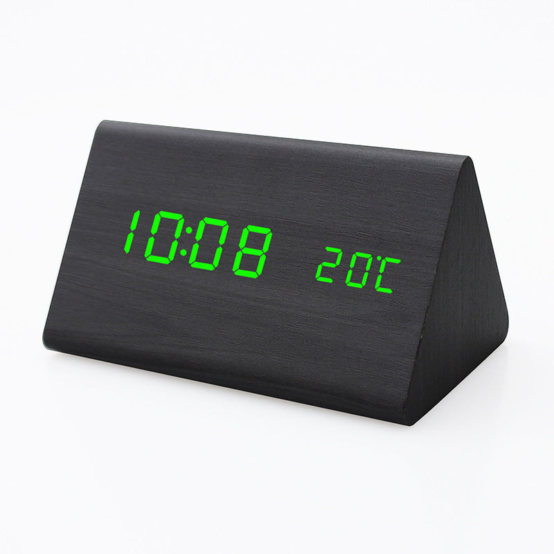 LED digital high-definition display alarm clock, children, students, elderly, lazy, study, voice controlled smart clock 587