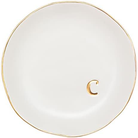 Ladies' engagement and wedding gift ceramic ring plate 260