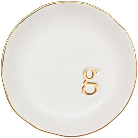 Ladies' engagement and wedding gift ceramic ring plate 260