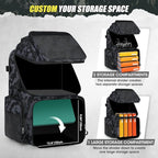 Camouflage fishing gear backpack fishing bag with fishing rod holder kettle fishing gear 158