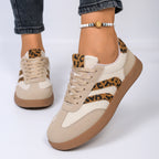Leopard print plus size casual board shoes 100