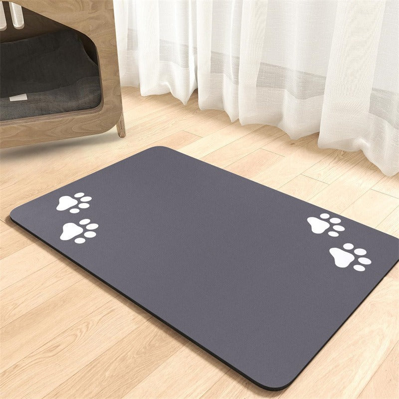 Diatom mud pet feeding splash proof pad for cats and dogs, universal 303