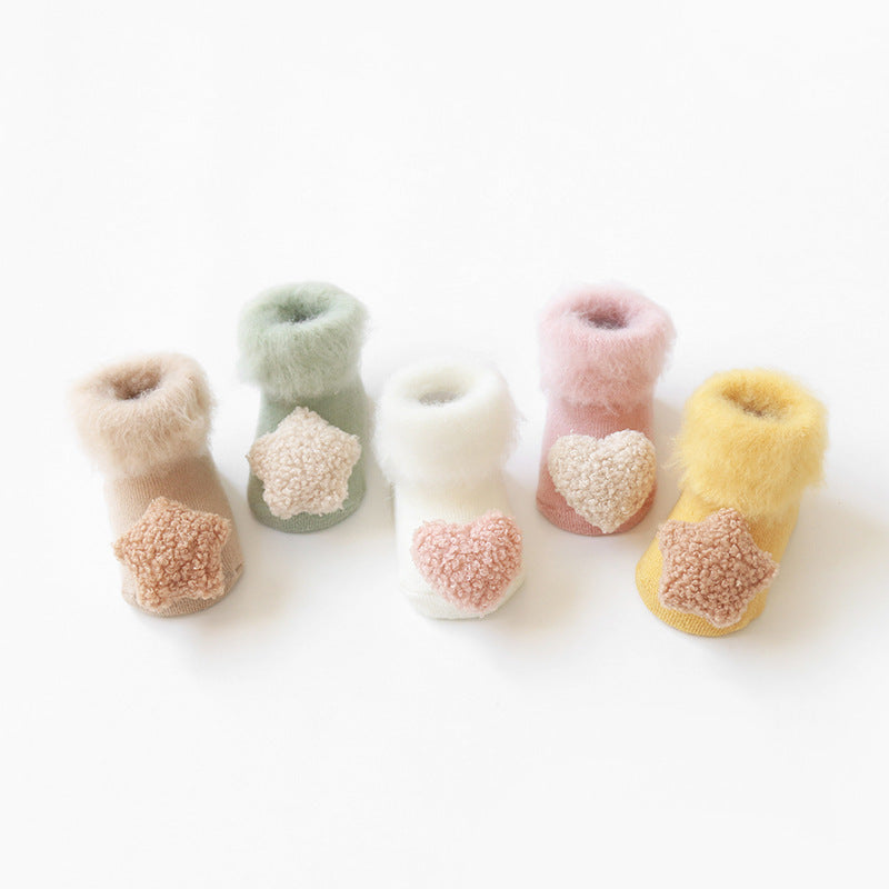 Newborn baby floor socks for spring and autumn 074