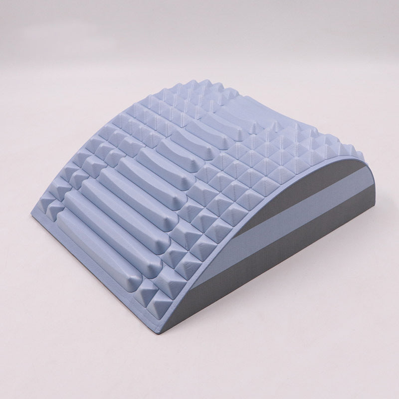 Color-blocked lumbar stretching and back massager, AB pad for spinal correction and lumbar relaxation 447