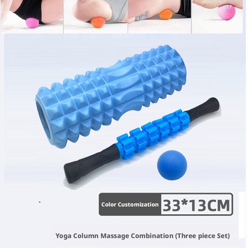 Foam axis mace yoga column set foam roller massager muscle relaxation massage stick 440