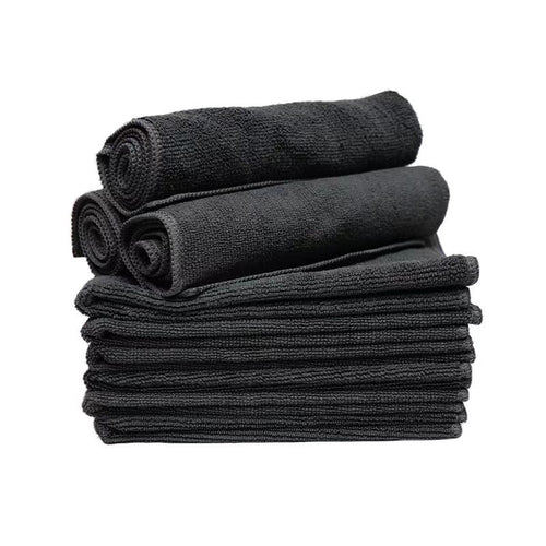 Black towel car towel ultra-fine fiber car cleaning cloth thickened and absorbent 388