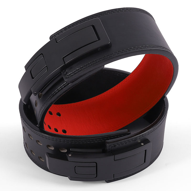 Fitness belt leather for men and women, shower induced deep squat, hard tensile weightlifting, waist protection, sports belt protector 418