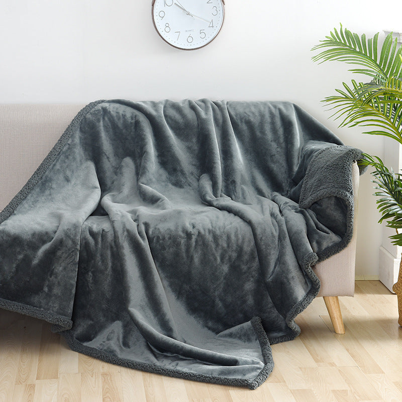 Waterproof and urine resistant pet blanket, cotton flannel, comfortable and thick dog pad mattress 331