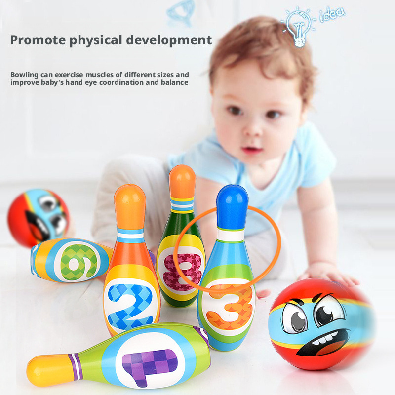 Large children's indoor PU solid bowling ball 232