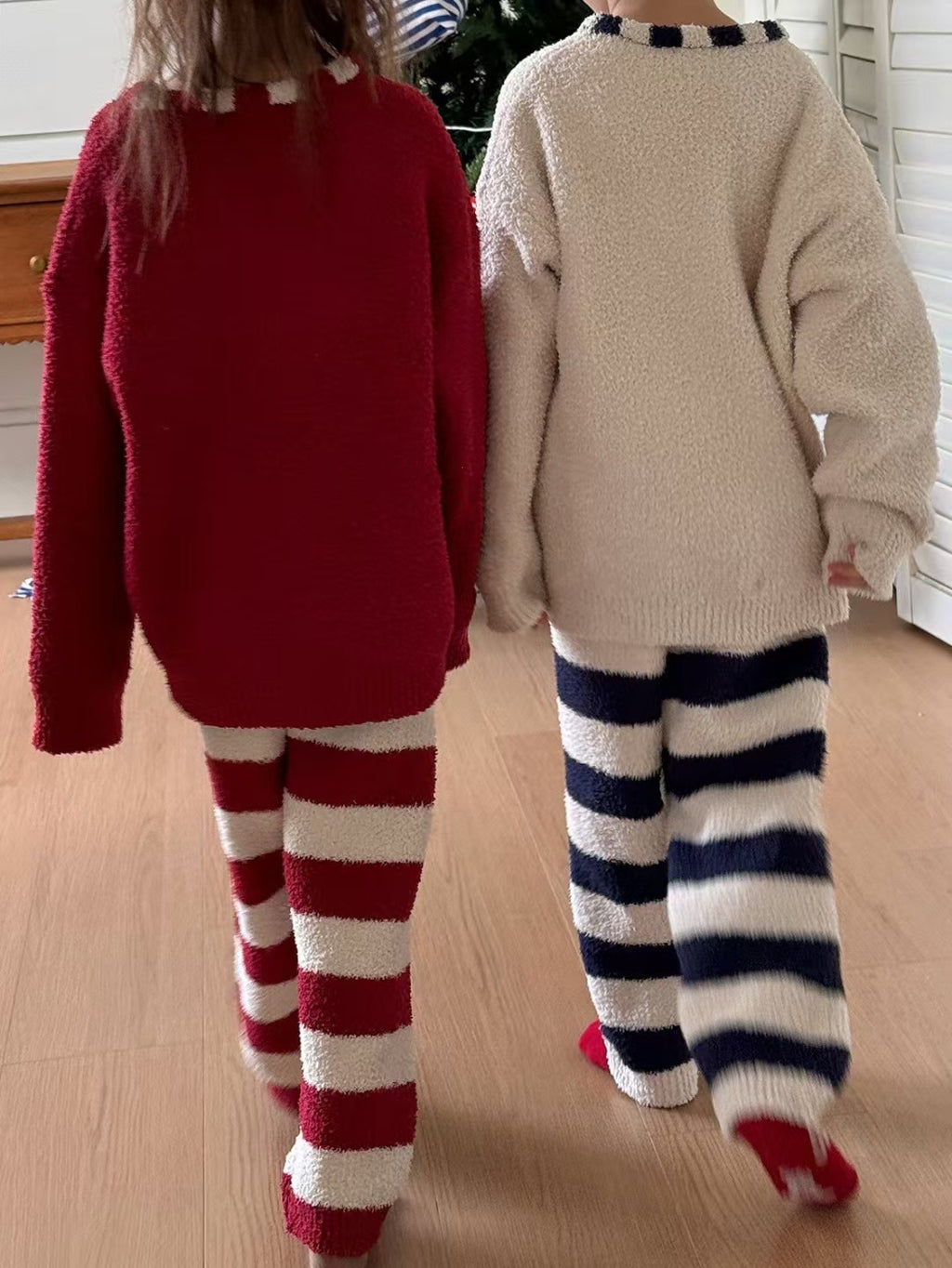 Autumn and Winter Thick Children's Home Clothing Set 209