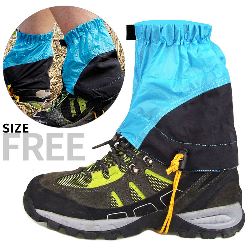 Outdoor mountaineering gaiters sandproof waterproof tear-resistant leg warmers 014