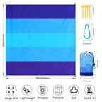 Folding portable beach mat for outdoor camping use 127