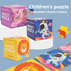 Cartoon Boxed Puzzle Set for Children Animal Cartoon Educational Flat Puzzle Set 030