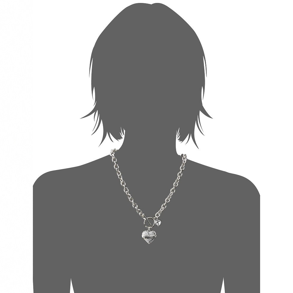 Versatile Love Pendant Necklace Set with Diamonds for Women's Fashion Style, Clavicle Chain 283