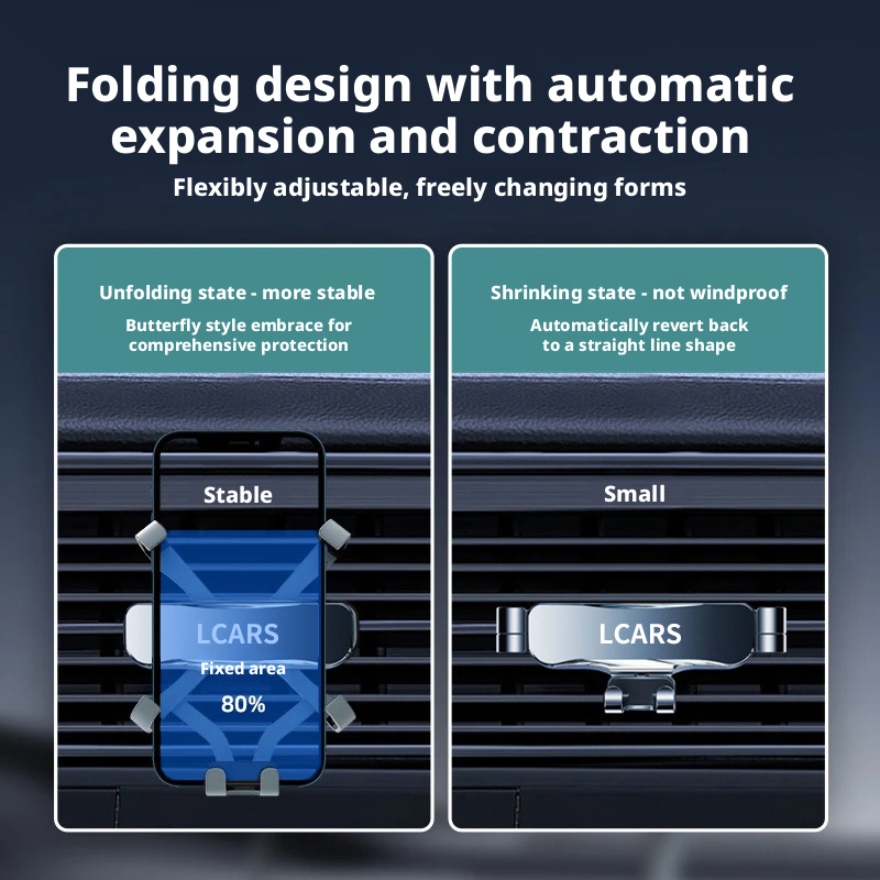 Mini car holder mobile phone 2025 new car navigation car fixed air outlet 386