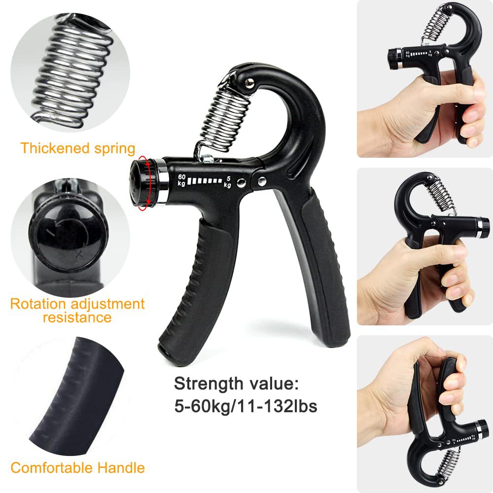 Adjustable Grip Trainer Set Hand Trainer Grip Ring Finger Trainer Combination 427
