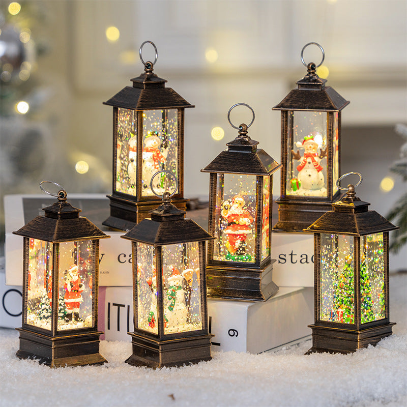 Christmas Wind Light Crystal Light Santa Claus Light 133