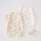 Baby clothes summer thin short sleeved jumpsuit 068
