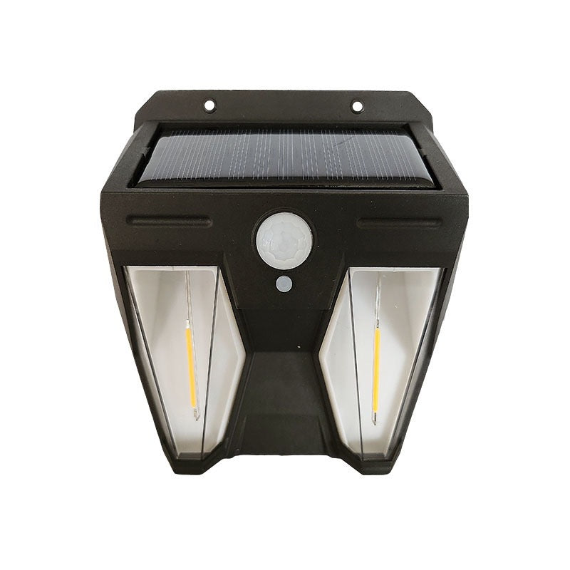 Solar tungsten filament lamp outdoor human body sensing courtyard wall lamp 039