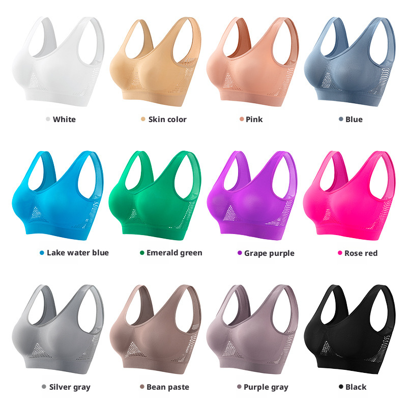 Underwear women's plus size hollow out sexy back yoga vest 054