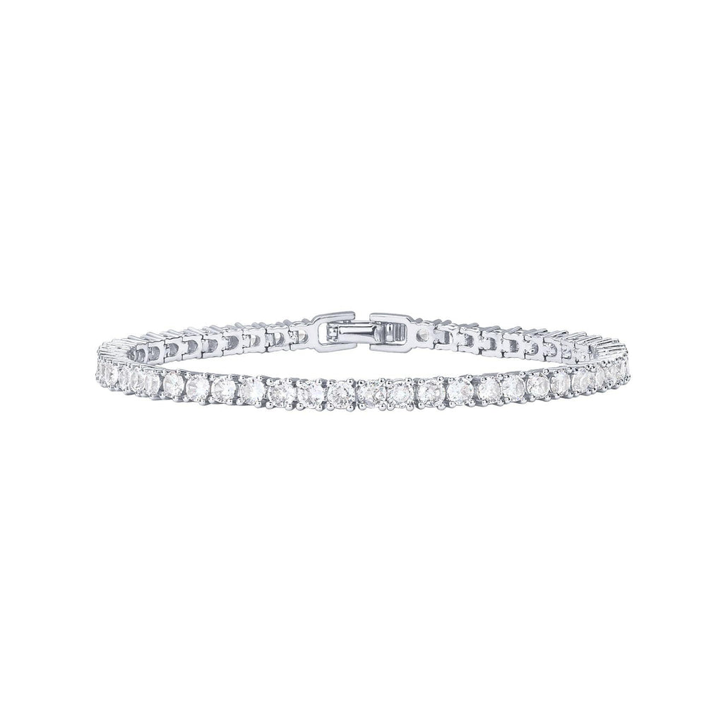 Full Diamond Single Row Tennis Bracelet 281