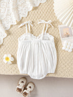 Baby summer clothe embroidered bag fart clothes female baby 070