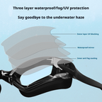 Male and female high-definition swimming goggles with prescription 161