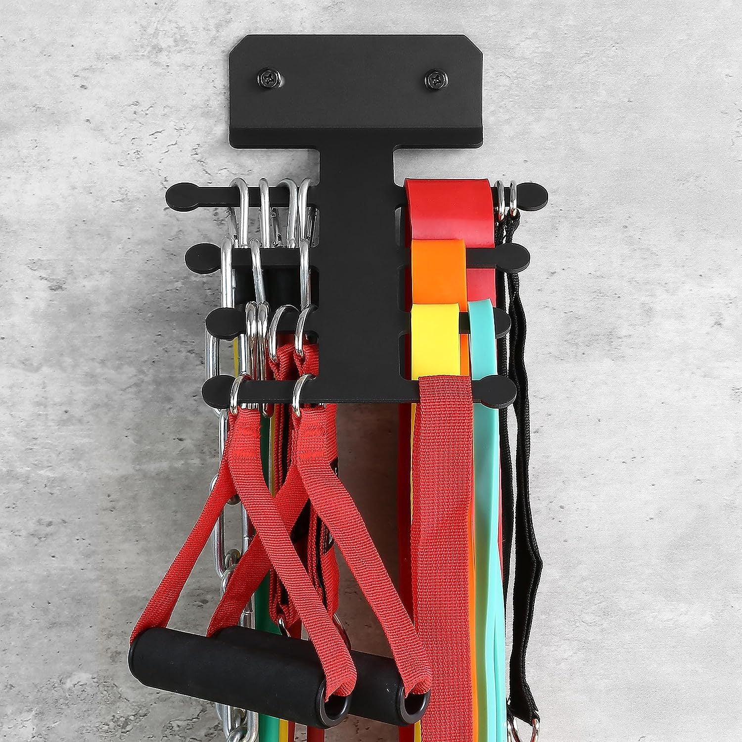 Storage hanger, sports equipment storage rack, resistance strap rack, skipping rope rack 423