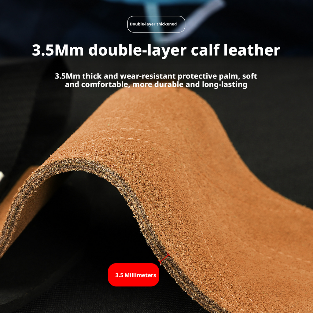 Sports, fitness, anti slip, palm protection, anti cocoon, pull up, male weightlifting, hard pull cowhide, four finger palm protection 407