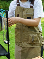 Outdoor camping vest casual multi-functional apron for men and women 013