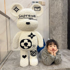 Compatible with small particle assembled toys super white violent bear building blocks 141