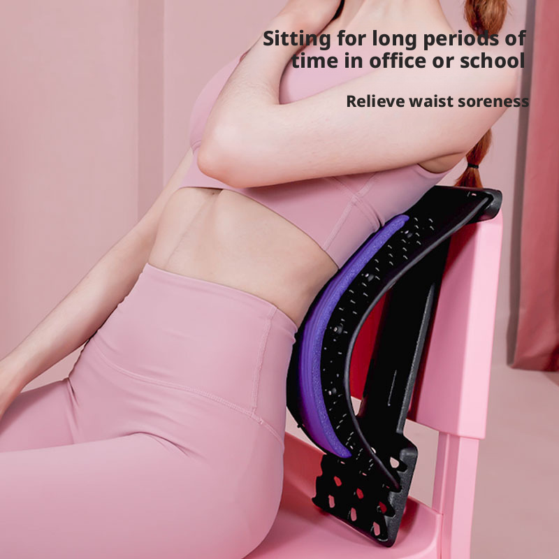 Lumbar Soothing Device, Lumbar Stretching Device, Spinal Correction, Back Massage 249