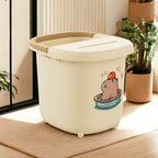 Home use foot bath tub with a height exceeding the knee for autumn and winter and a steam foot bath tub 024