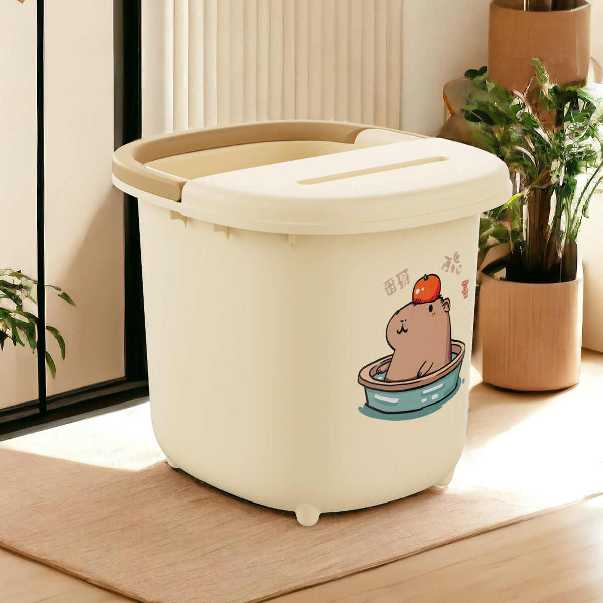 Home use foot bath tub with a height exceeding the knee for autumn and winter and a steam foot bath tub 024