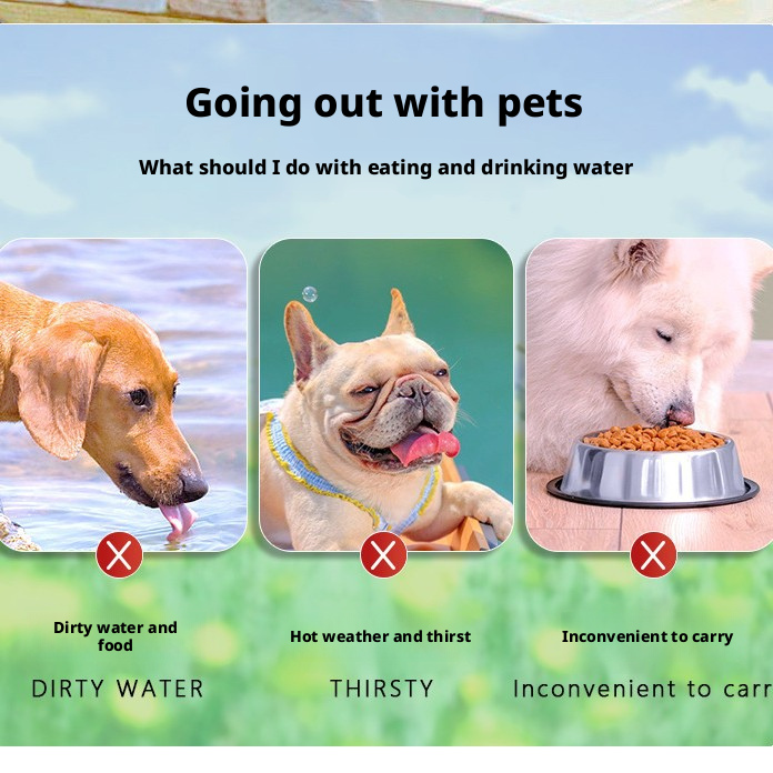 Pet Folding Bowl Pet Bowl TPE Travel Outdoor Drinking Water Portable Dog Bowl Telescopic Bowl 343