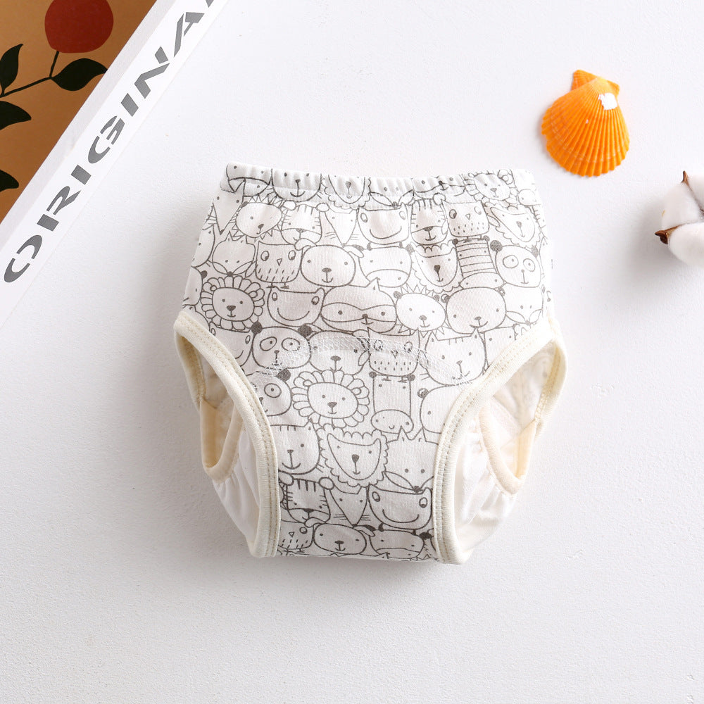 Baby gauze diaper waterproof and washable 076
