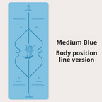 Thickened and widened double-sided non-slip natural rubber PU yoga mat for men and women 017