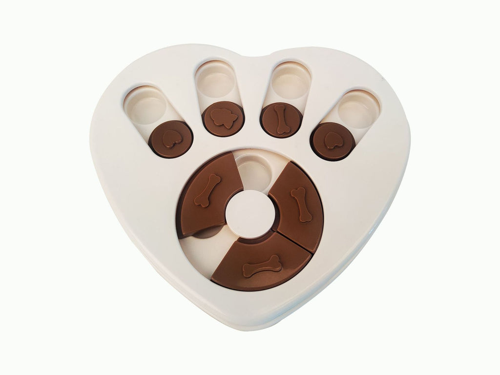 Dog puzzle toy feeder anti choking training bowl slow food bowl 340