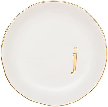 Ladies' engagement and wedding gift ceramic ring plate 260
