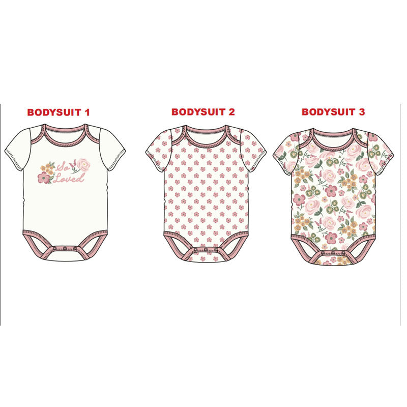 Cotton baby clothes three piece set fart clothes short sleeves summer 091